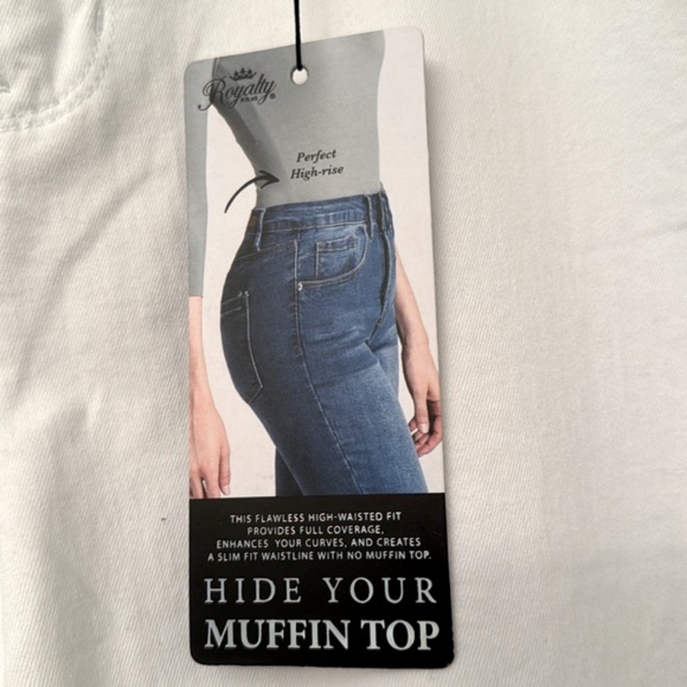 NWT White Royalty Stretch Jeans - Picture 5 of 6